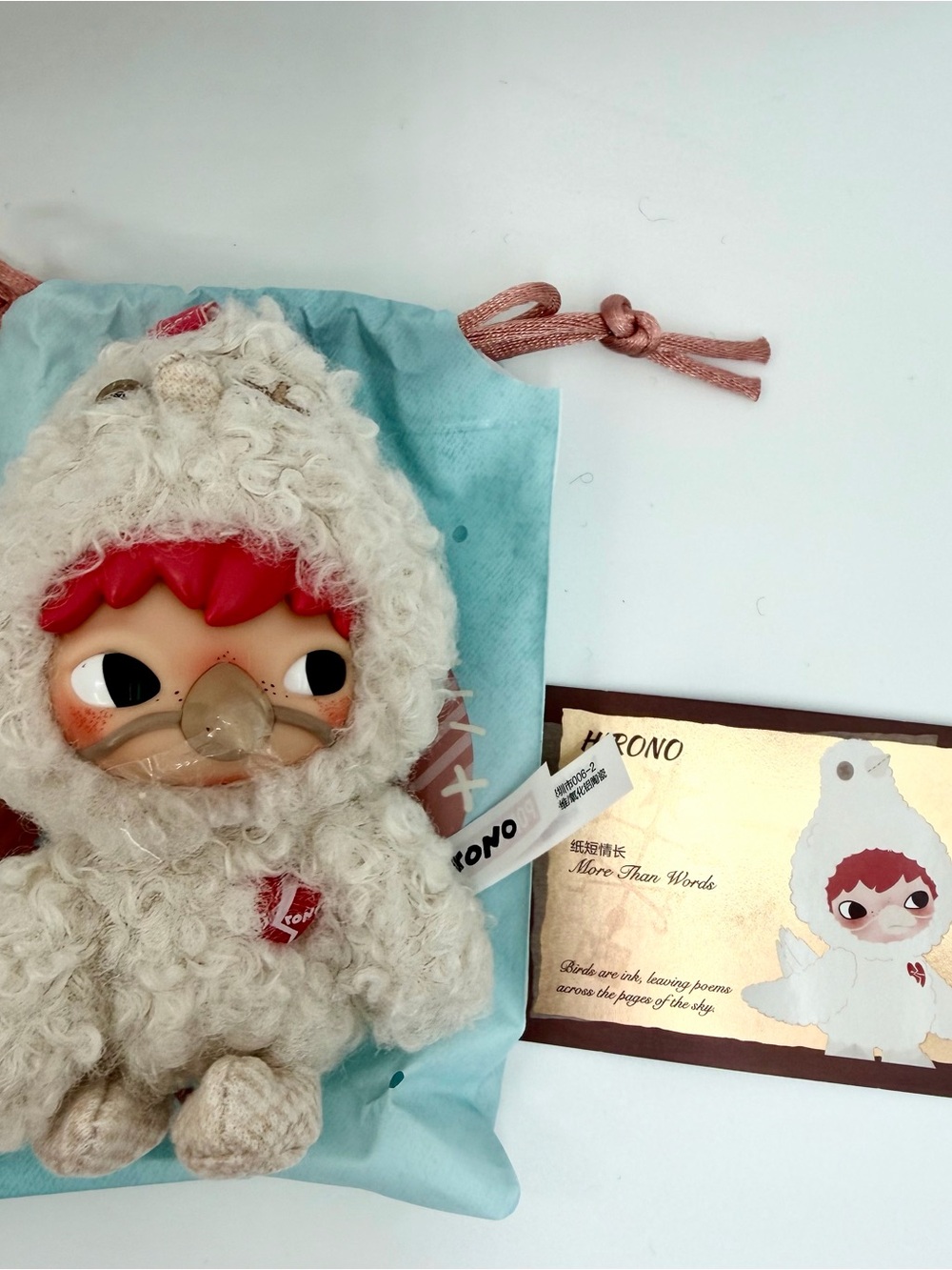 Pop Mart Dear Birds Series Plush Pendant Blind Box - Hirono (Secret)